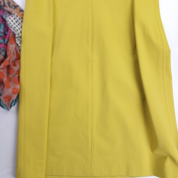 New Lafayette 148 New York Stunning Lime Dress Size S - Picture 9 of 16